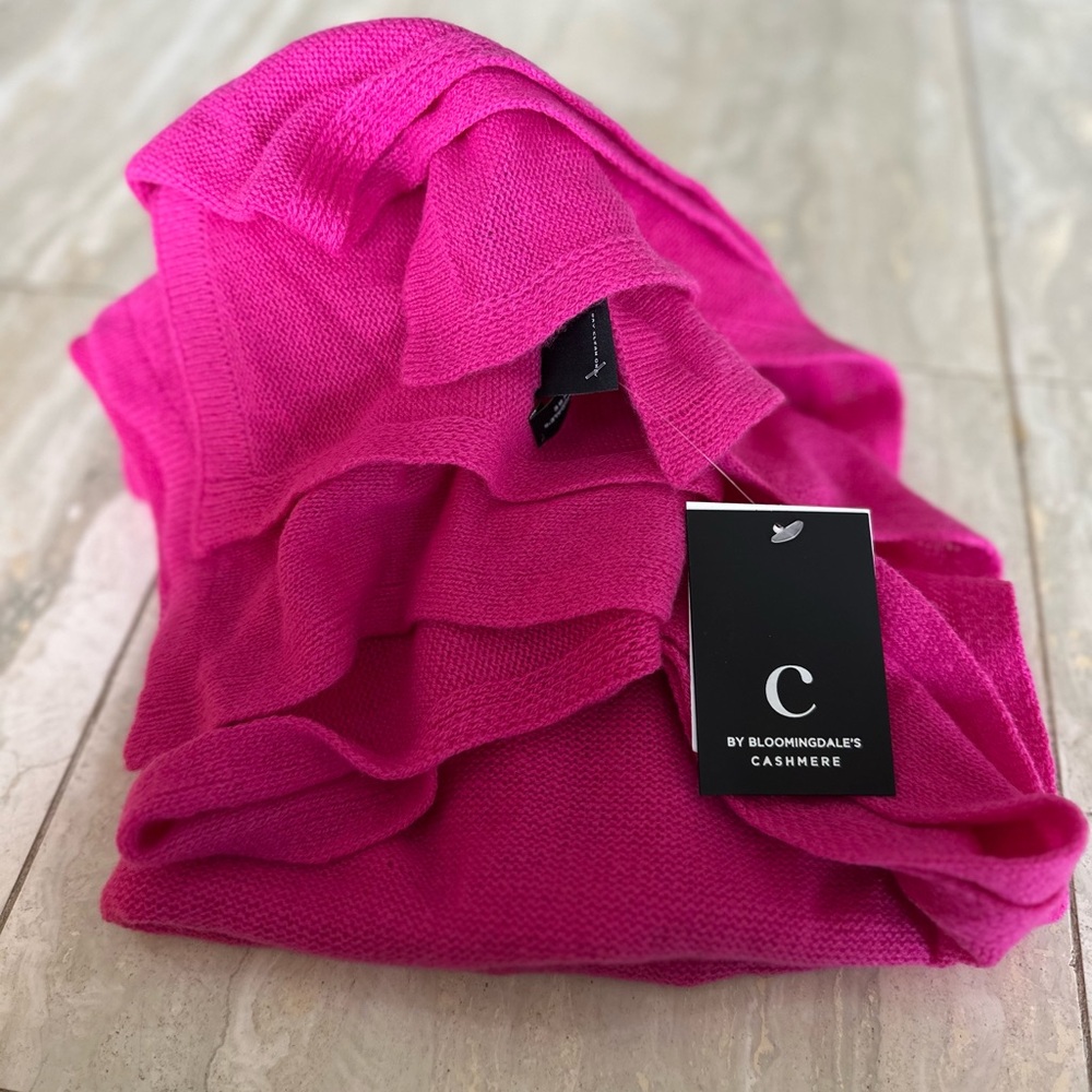 C by Bloomindales Cashmere Pink Scarf